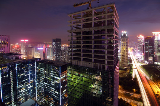 深圳城市风光夜景