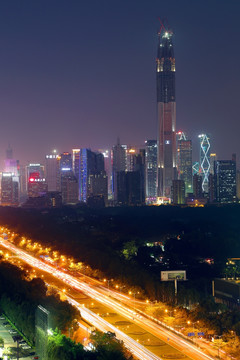 深圳城市风光夜景