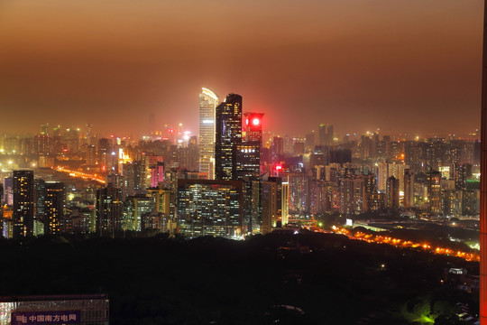 深圳城市风光夜景