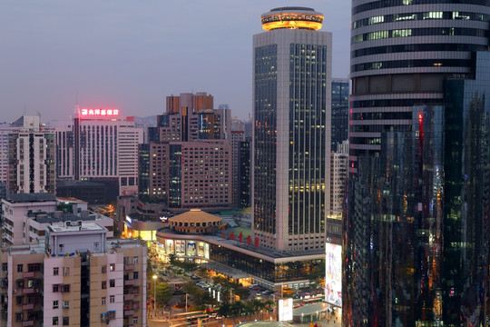 深圳城市风光夜景