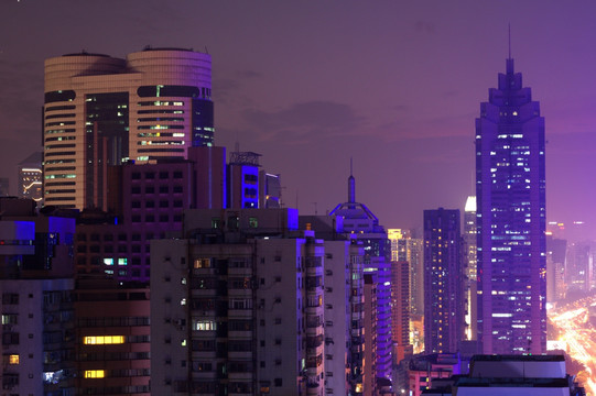 深圳城市风光夜景