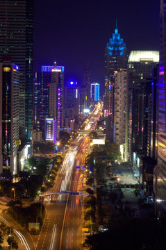 深圳城市风光夜景