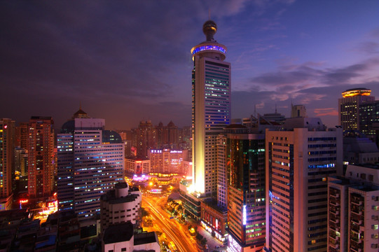 深圳城市风光夜景