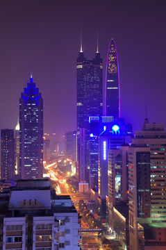 深圳城市风光夜景