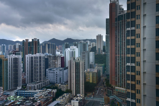 香港密集建筑群