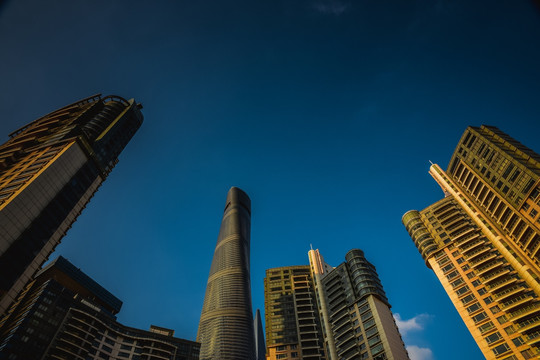 浦东 东方明珠 外滩 夜景