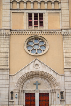 青岛天主教堂局部