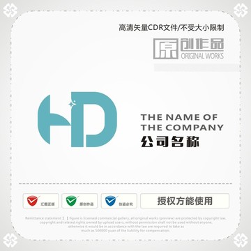 字母HDlogo