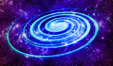 漩渦星系 星空