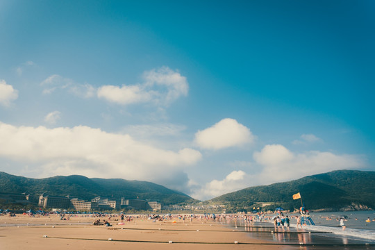 舟山朱家尖海滩景区