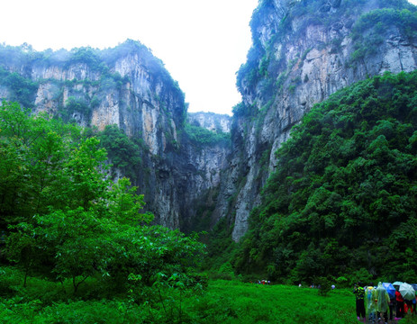 重庆武隆天坑地缝