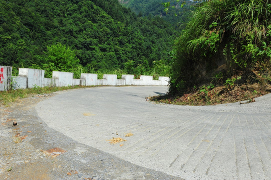 农村道路风景素材