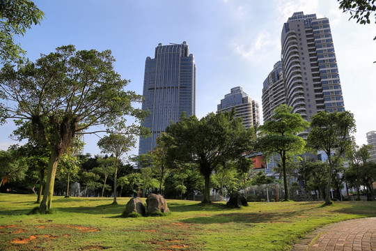 湛江滨海城市风光