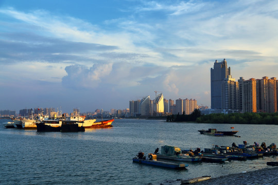 湛江滨海城市风光