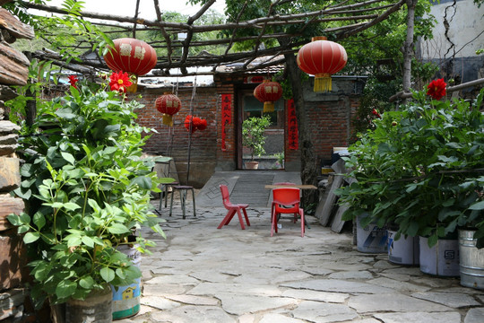 京西古村落水峪村