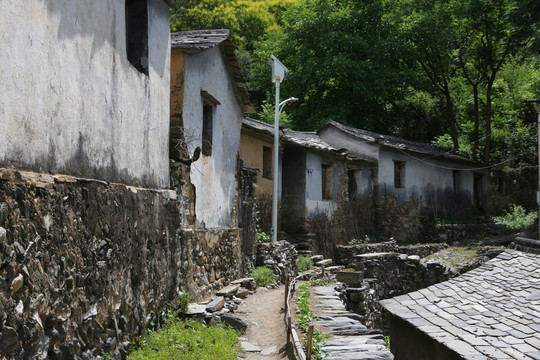 京西古村落水峪村