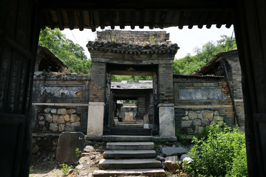 京西古村落水峪村