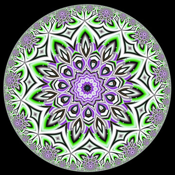 圓形印花花紋
