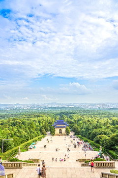 俯瞰中山陵