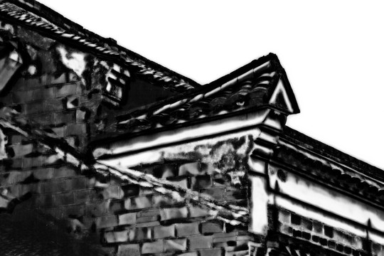 水墨馬頭墻