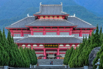 大理崇圣寺雨铜观音殿 