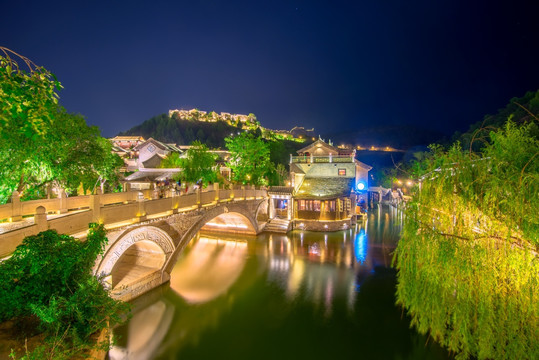 古北水镇夜景