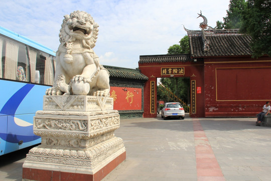 成都昭覺寺石獅子