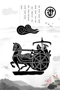 儒家六藝文化分層素材