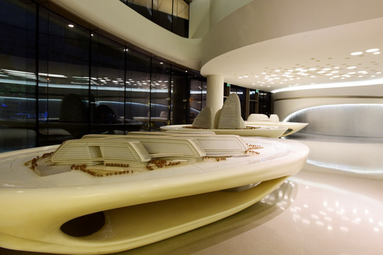 SOHO建筑模型展示大廳