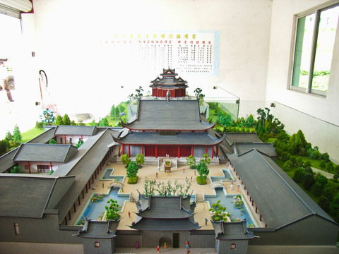 寺庙建设模型