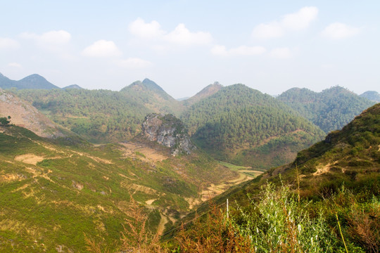 云南 广南风光 大山