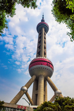 上海东方明珠电视塔 上海风光