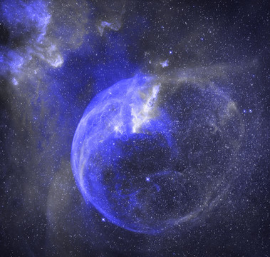 藍(lán)色星空背景