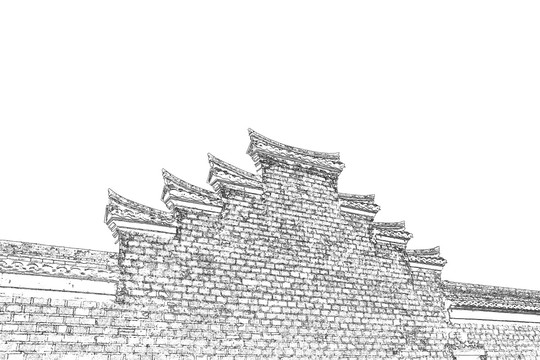 馬頭墻輪廓