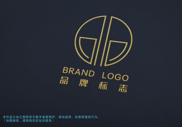 中式极简LOGO 服装标志