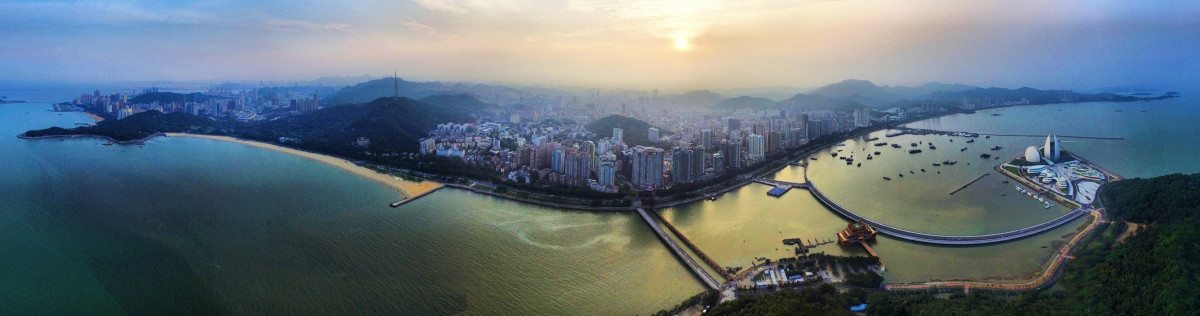 珠海风光香洲全景