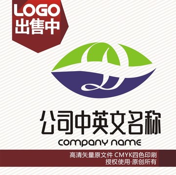 D眼睛logo标志