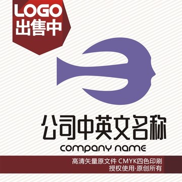 鱼美容logo标志