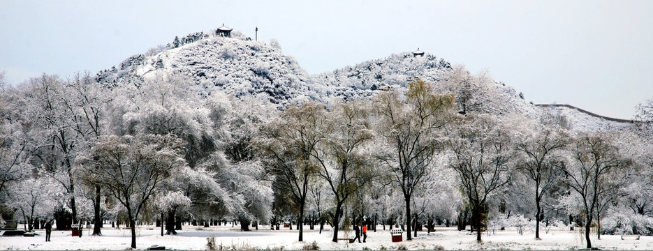 避暑山庄雪景