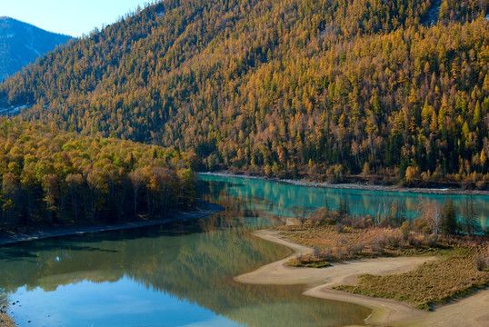 喀纳斯 新疆风景