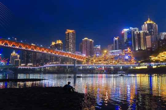 重庆夜景 洪崖洞夜景