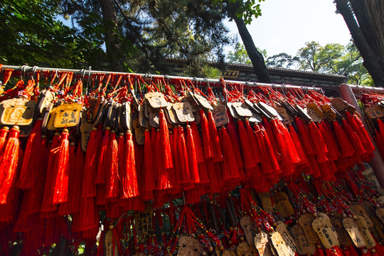 北京潭柘寺 毗卢阁 祈福