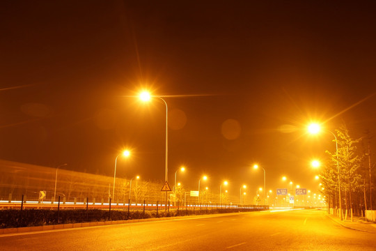 城市公路夜景