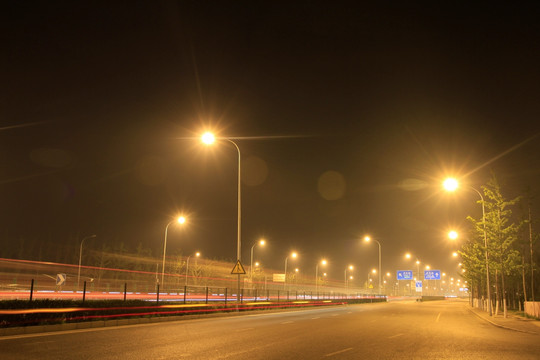 城市公路夜景