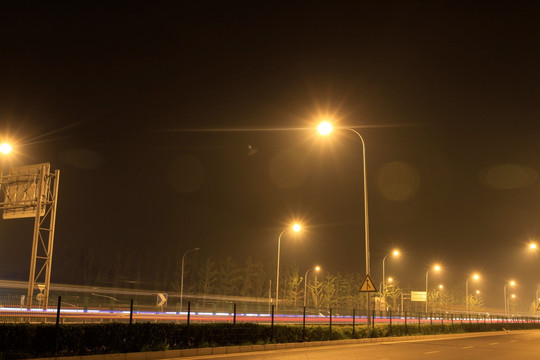 城市公路夜景