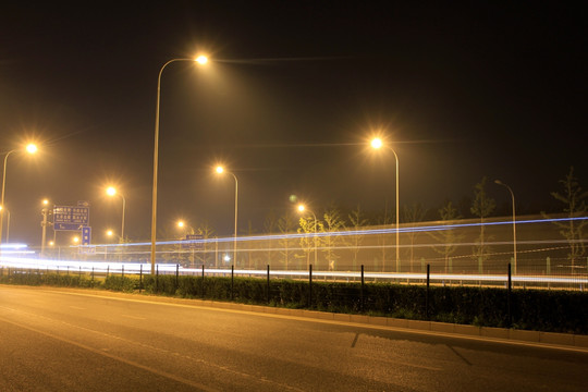 城市公路夜景