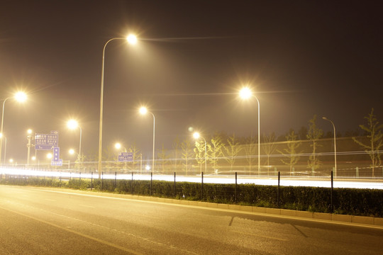 城市公路夜景