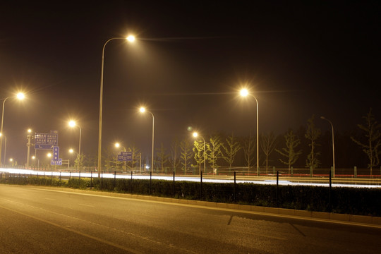 城市公路夜景