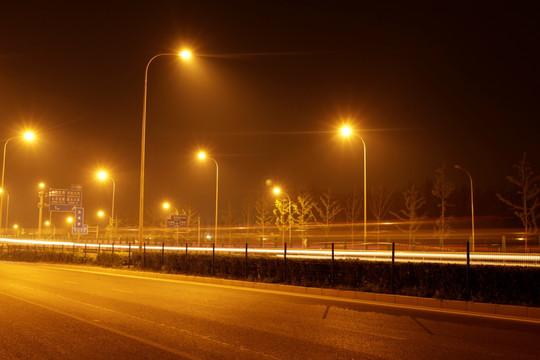 城市公路夜景