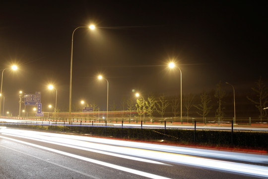 城市公路夜景